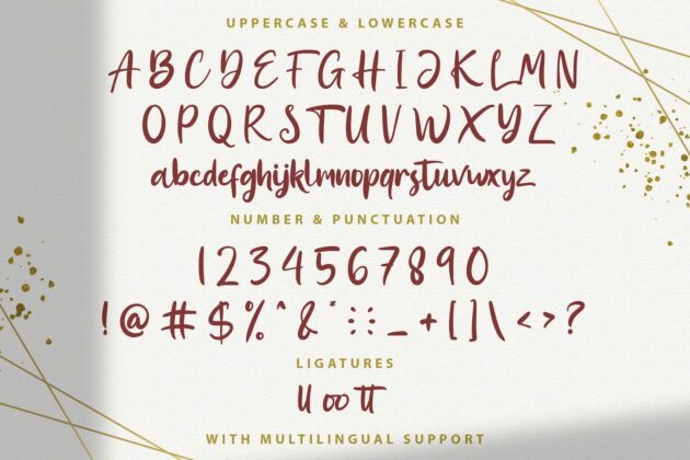 Allison Franco - Handwritten Font Poster 7