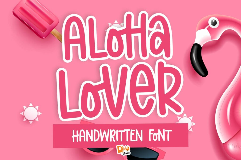Aloha Lover Font Poster 2