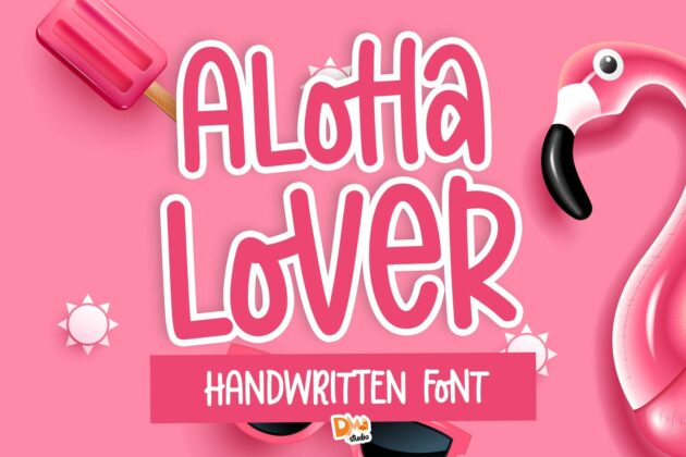 Aloha Lover Font Poster 2
