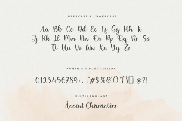 Alpinet Lovely Handwritten Font Poster 4