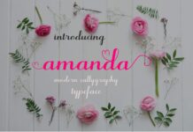 Amanda Script Poster 1