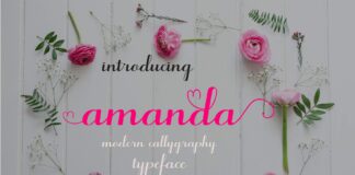Amanda Script Poster 1