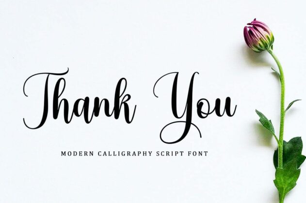 Amedina Script Font Poster 6