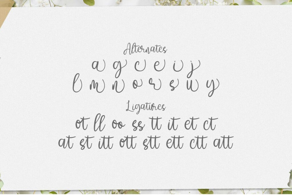Amelia Sani - Handwritten Font Poster 6