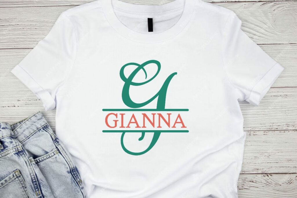 Amelia - Split Monogram Script Font Poster 1