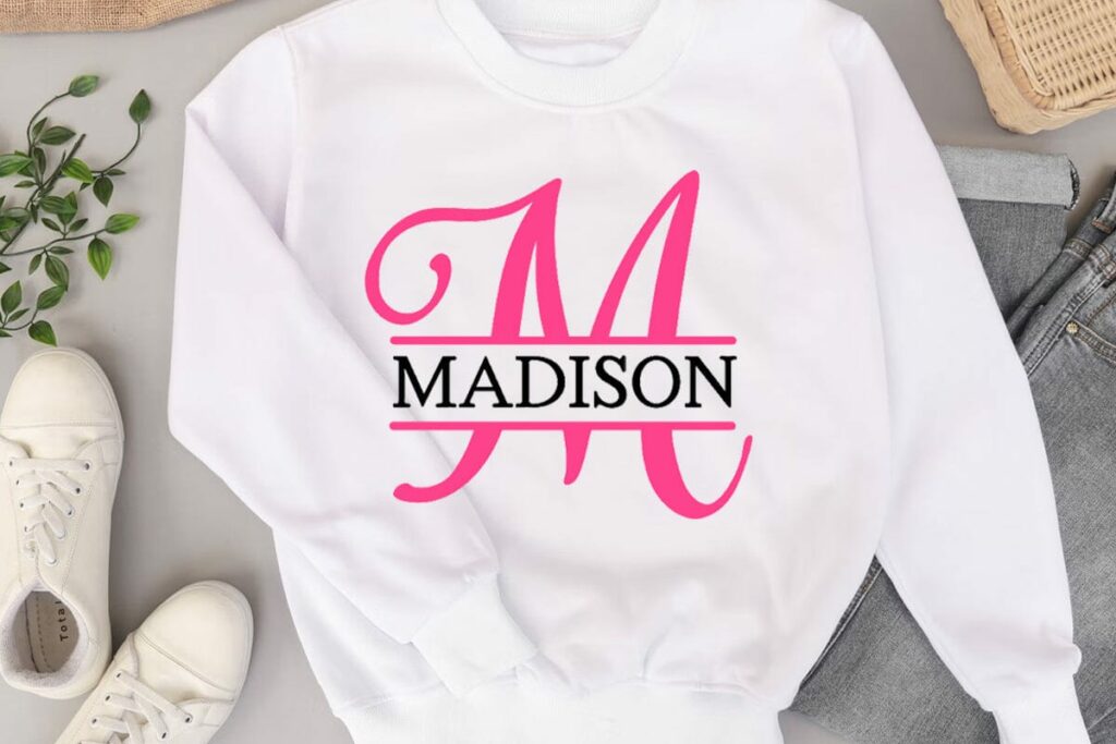 Amelia - Split Monogram Script Font Poster 2