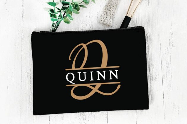 Amelia - Split Monogram Script Font Poster 5