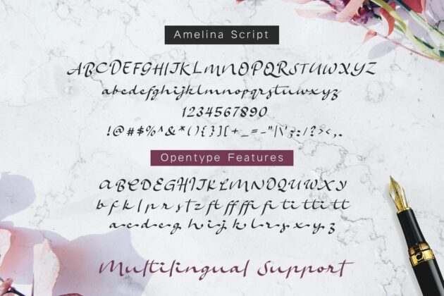 Amelina Font Duo Poster 7