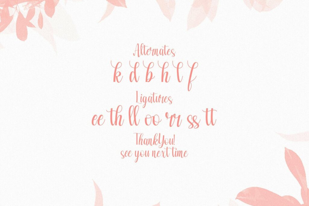 Ameliya - Handwritten Font Poster 8