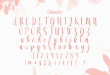 Amelya - Handwritten Font Poster 1