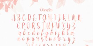 Amelya - Handwritten Font Poster 1