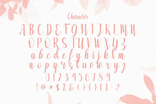 Amelya - Handwritten Font Poster 1