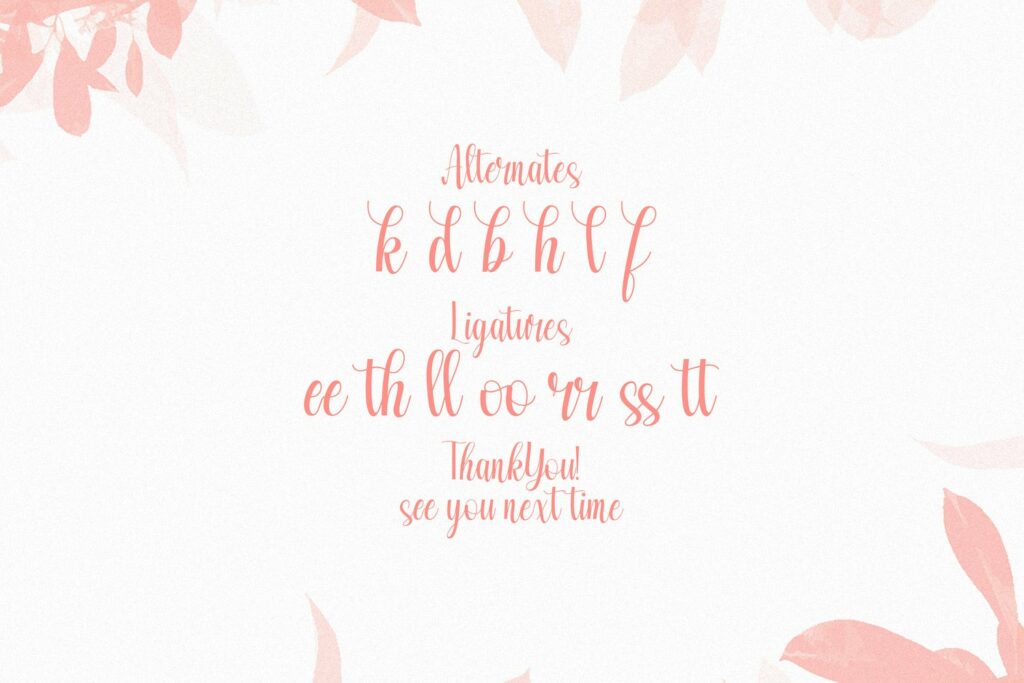 Amelya - Handwritten Font Poster 8