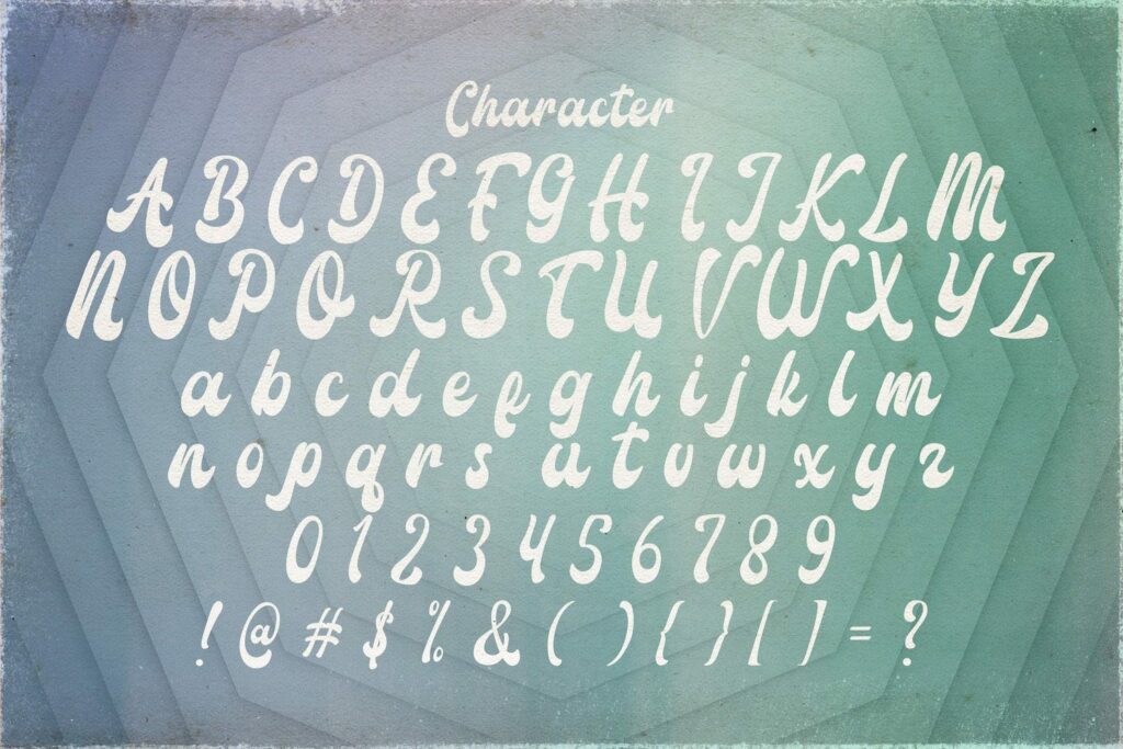Amigos Script - Retro Bold Script Font Poster 7