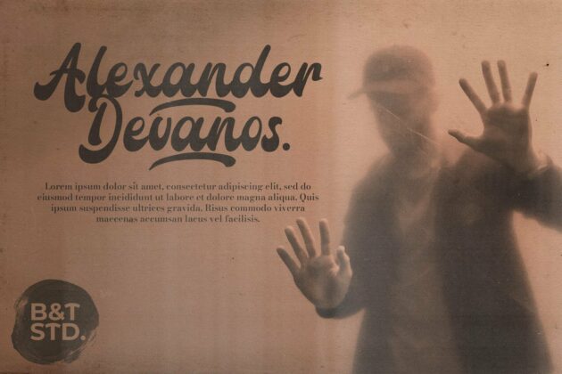 Amigos Script - Retro Bold Script Font Poster 8
