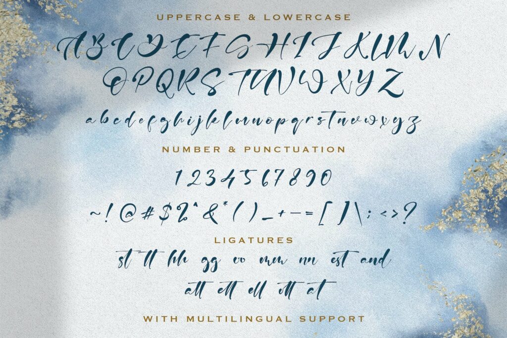 Anasteziya - Calligraphy Font Poster 6