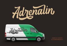 Anboug - Bold Handwritten Font Poster 1
