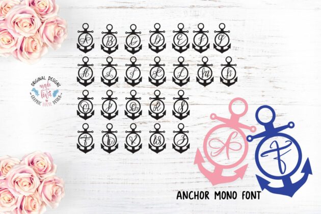 Anchor Mono Font Poster 2