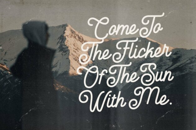 Anelka Fambuya - Monoline Retro Script Font Poster 1