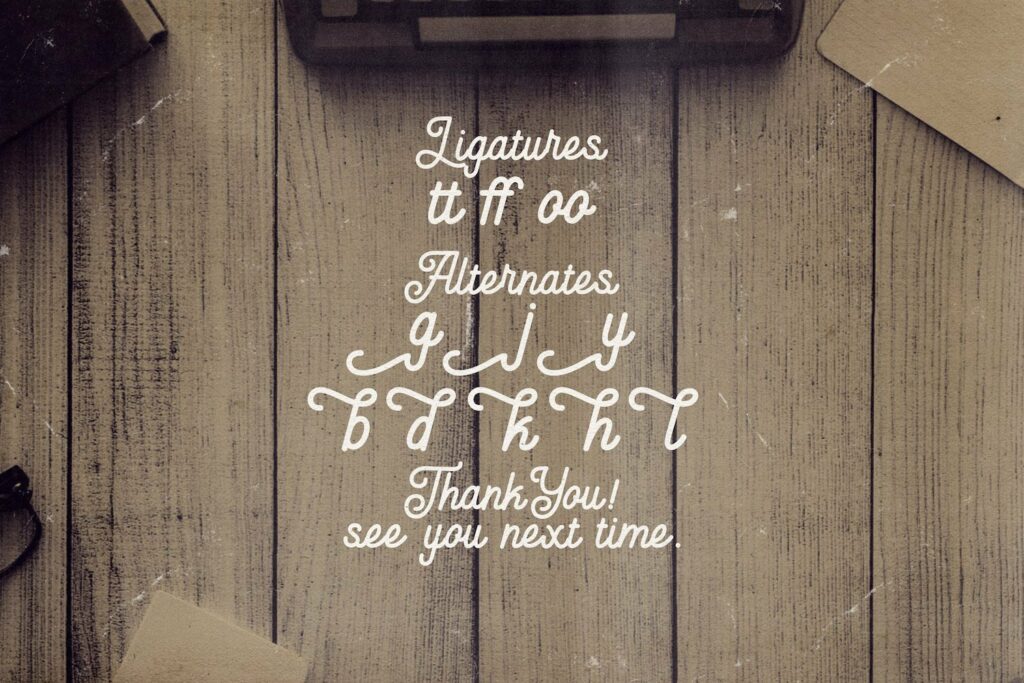 Anelka Fambuya - Monoline Retro Script Font Poster 4