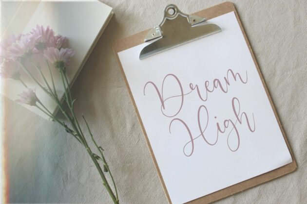 Angelic Matilda Beautiful Modern Calligraphy Font Poster 1
