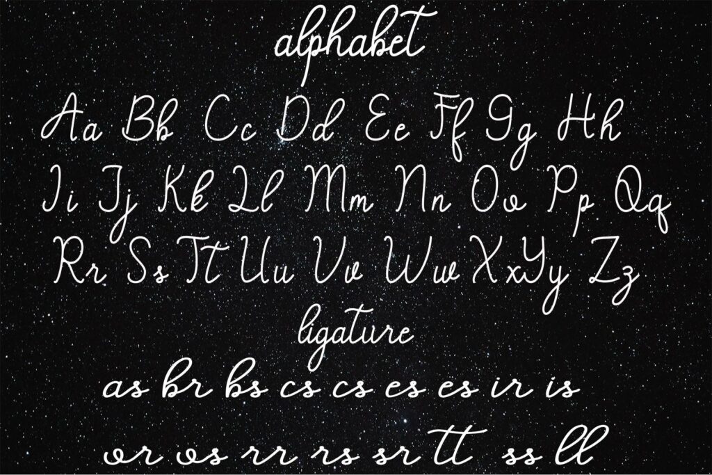 Angelica Script Poster 6
