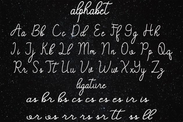 Angelica Script Poster 6