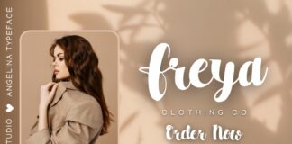 Angelina - Modern Handwritten Font Poster 1