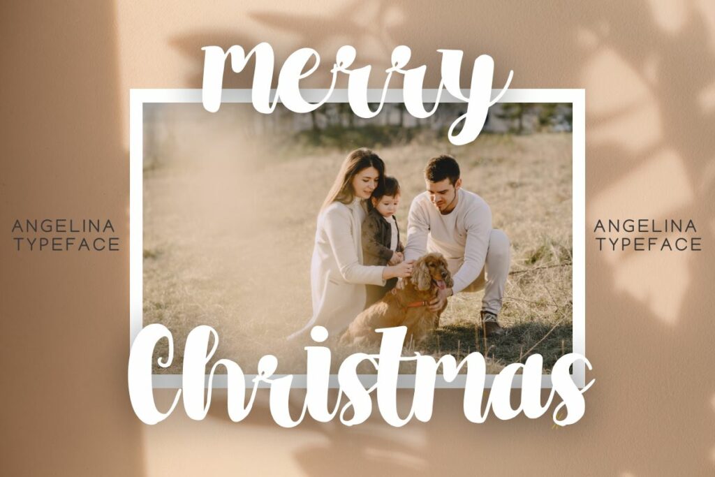 Angelina - Modern Handwritten Font Poster 6