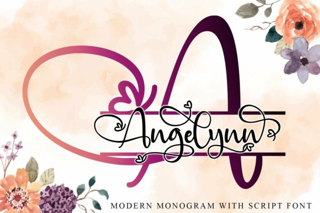 Angelynn Monogram Poster 3