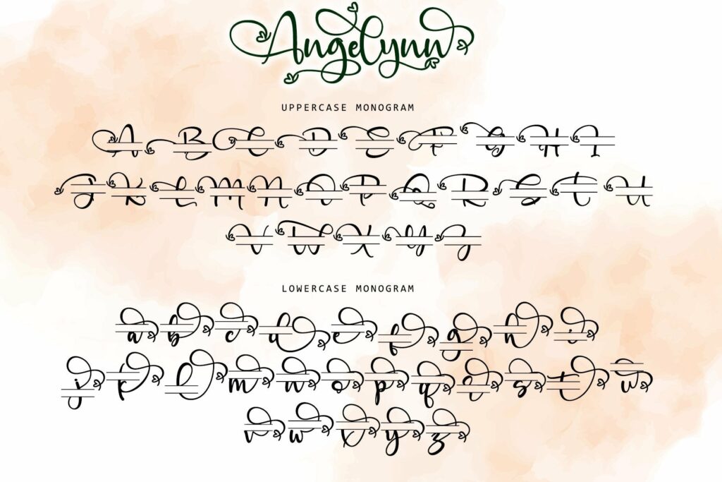 Angelynn Monogram Poster 8