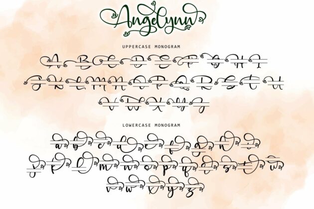 Angelynn Monogram Poster 8