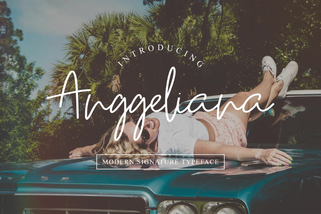 Anggeliana Font Poster 5