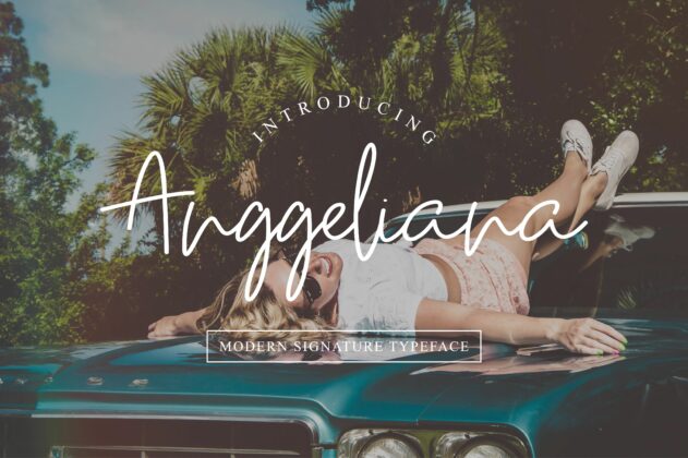 Anggeliana Font Poster 5