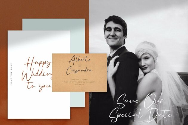 Angin Senja - Handwritten Font Poster 1