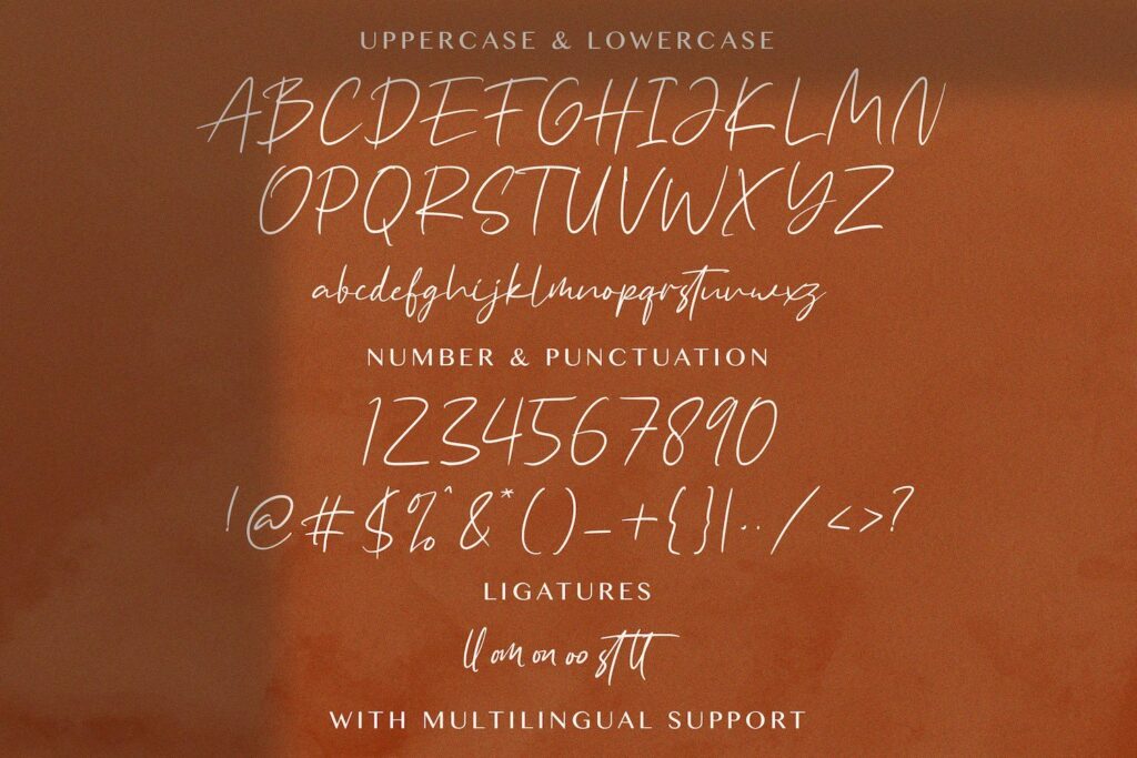 Angin Senja - Handwritten Font Poster 8