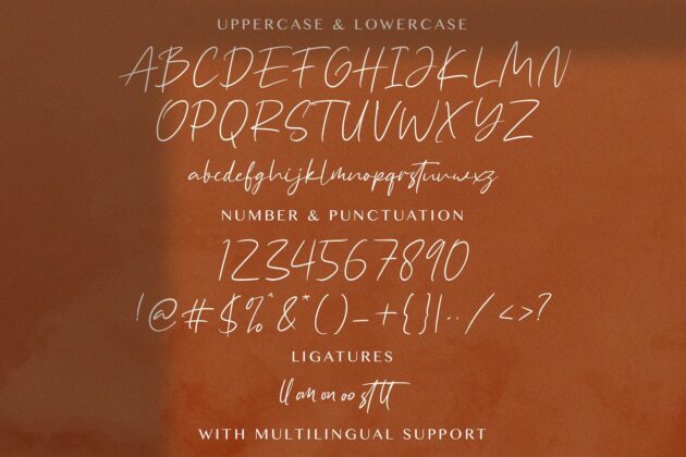 Angin Senja - Handwritten Font Poster 8