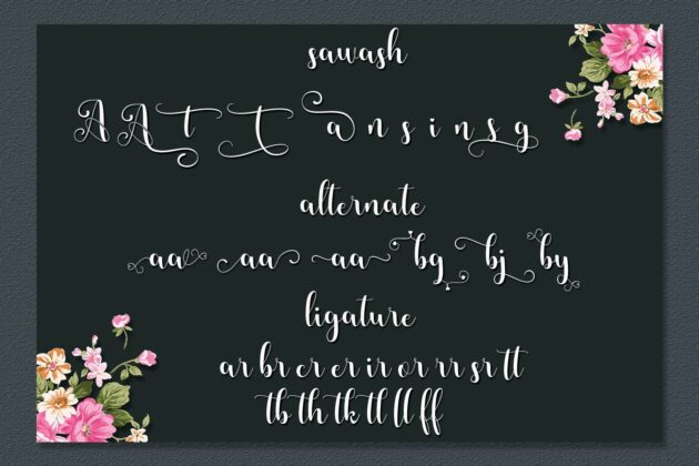 Annissa Script Poster 8
