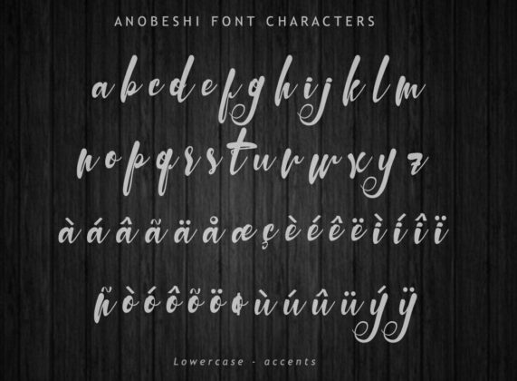 Anobeshi Font Poster 3