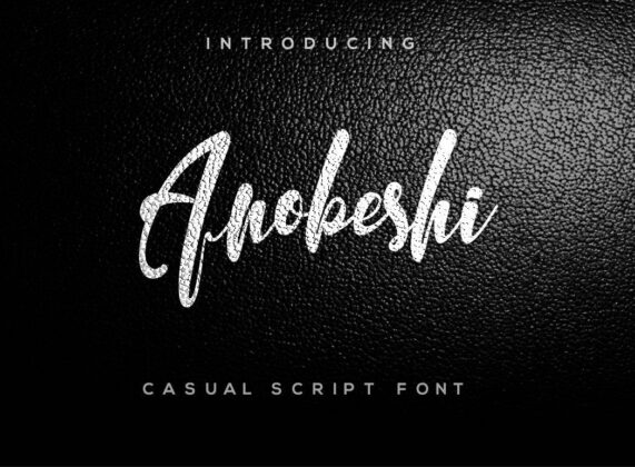 Anobeshi Font Poster 4