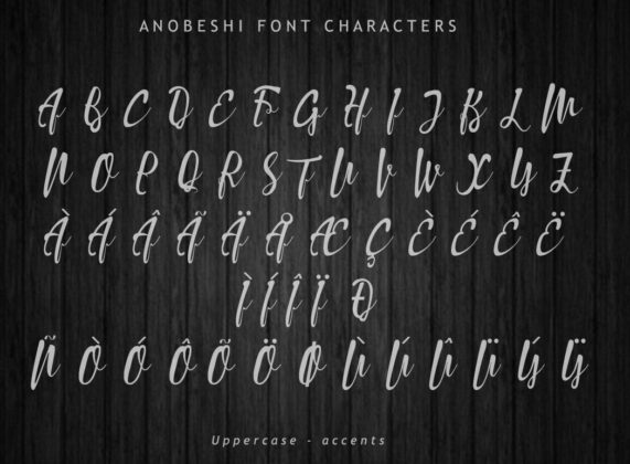 Anobeshi Font Poster 6