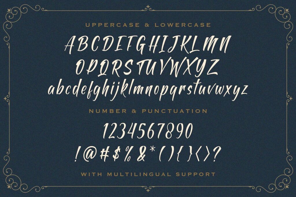 Antapin - Bold Script Font Poster 2