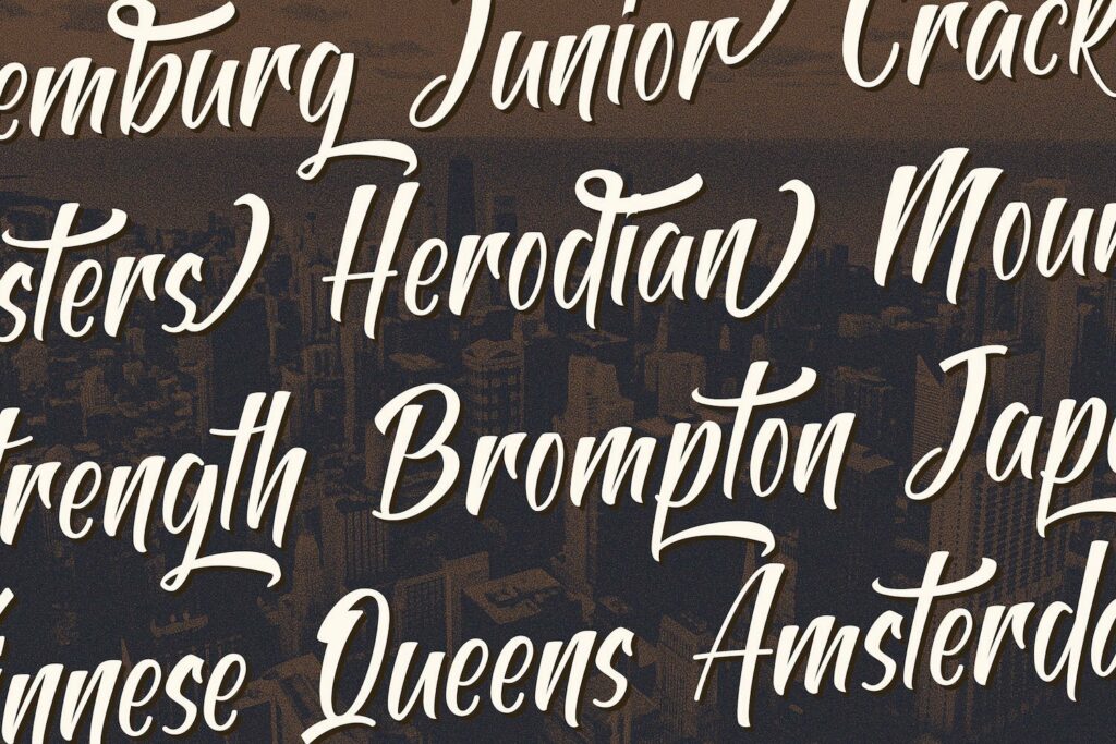 Antapin - Bold Script Font Poster 5