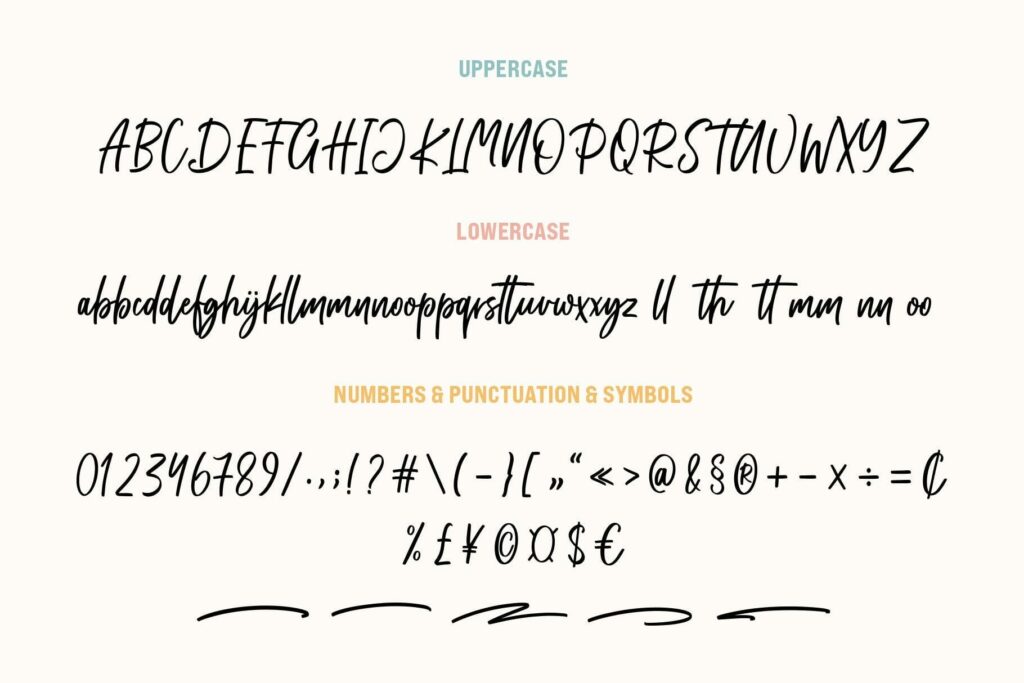 Anthony - Modern Script Font Poster 1