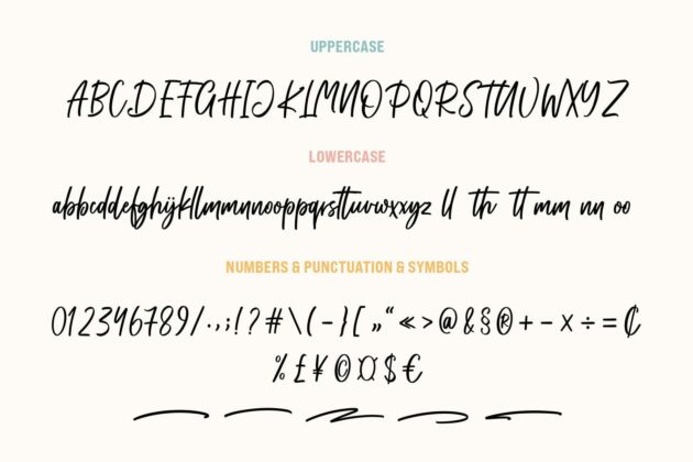 Anthony - Modern Script Font Poster 1