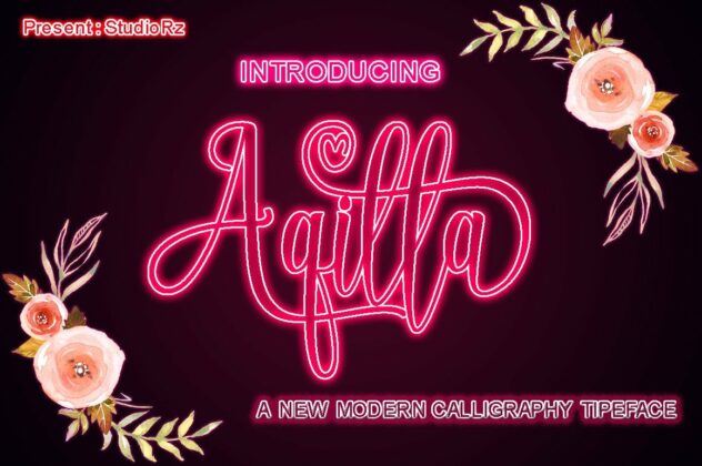 Aqilla Script Poster 1