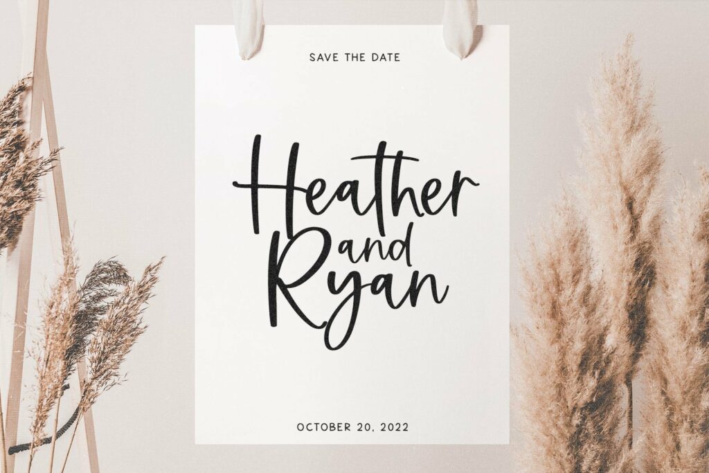 Arlington - Modern Script Font Poster 5