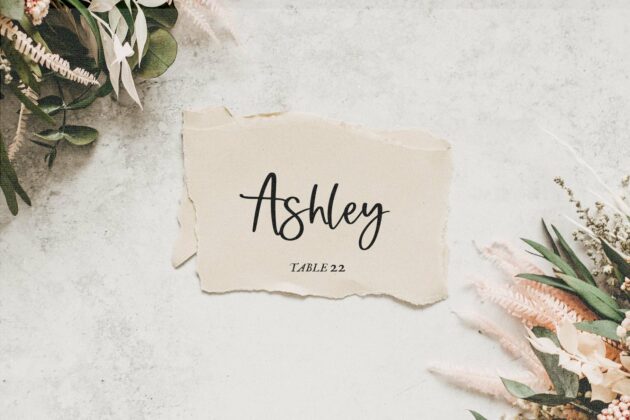Arlington - Modern Script Font Poster 10