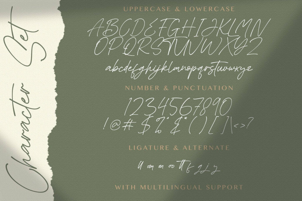 Asthacy Reny - Handwritten Font Poster 2