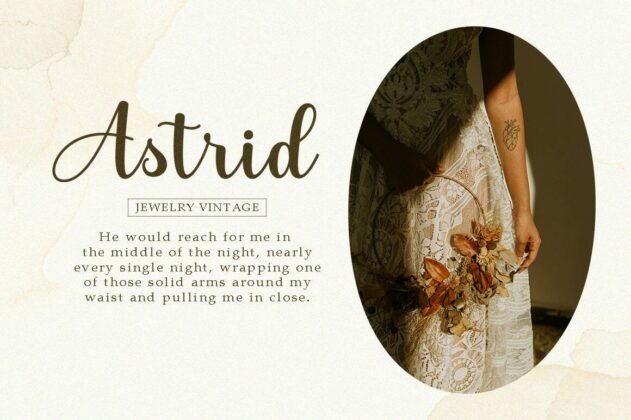 Astica Script Poster 3